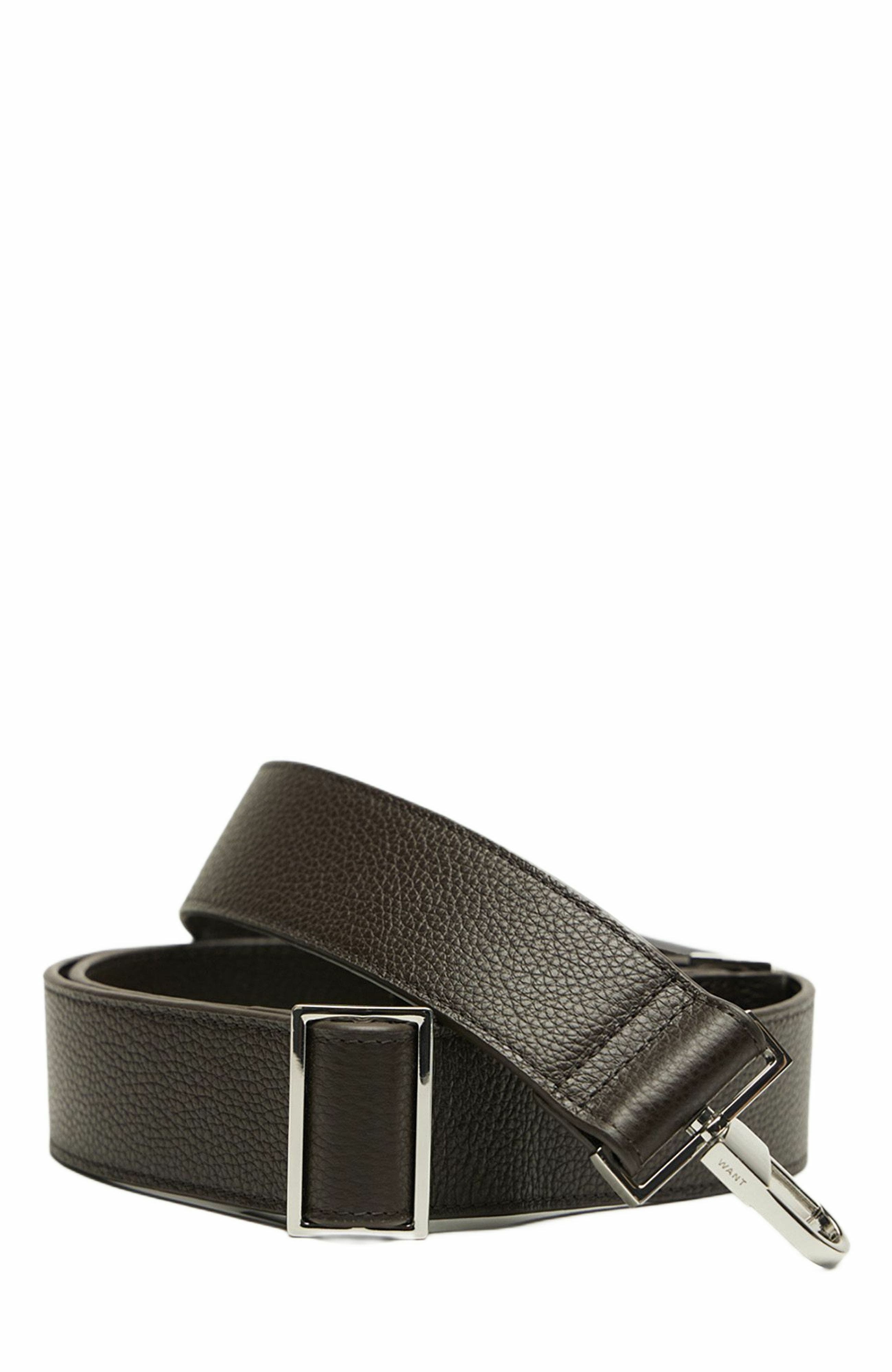 Want Les Essentiels O'Hare Pebble-Grained Leather Tote, Alternate, color, Dark Brown