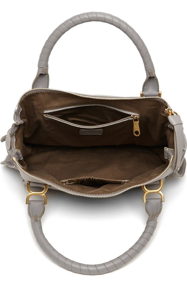 Chloé Large Marcie Leather Satchel, Alternate, color,