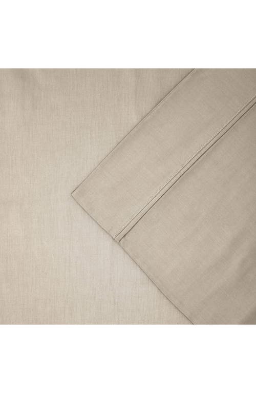 Modern Threads Solid 400 Thread Count Egyptian Cotton Sheet Set In Tan