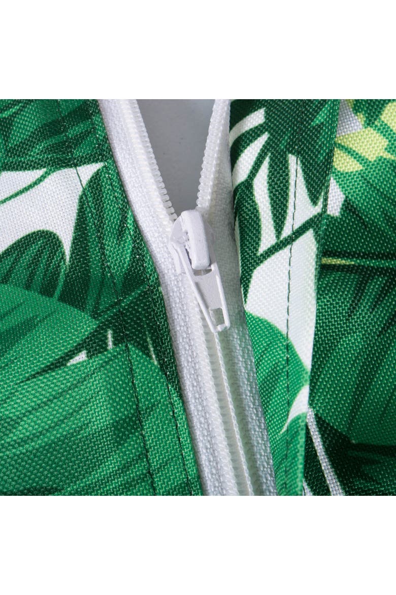 Outdoor Printed Tablecloth With Zipper 60x84, Alternate, color, Banana Leaf
