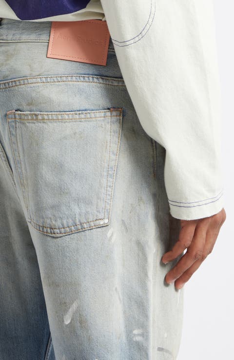 2021 Trafalgar Paint Slatter Wide Leg Jeans