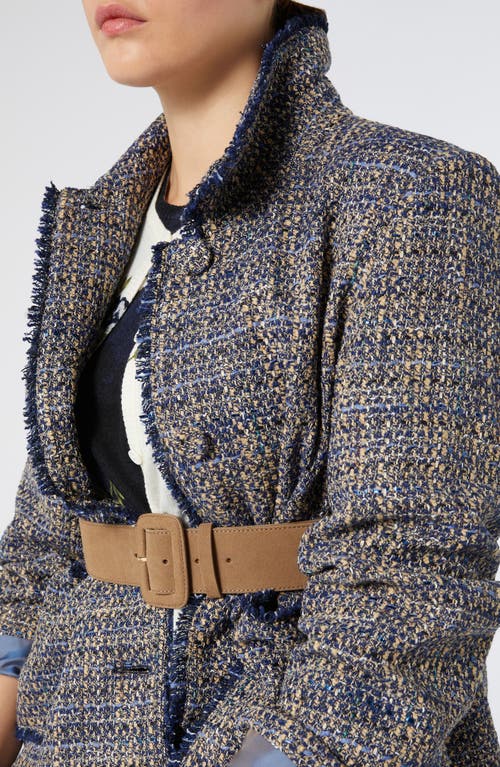 Marina Rinaldi Olmo Suede Belt In Turtledove