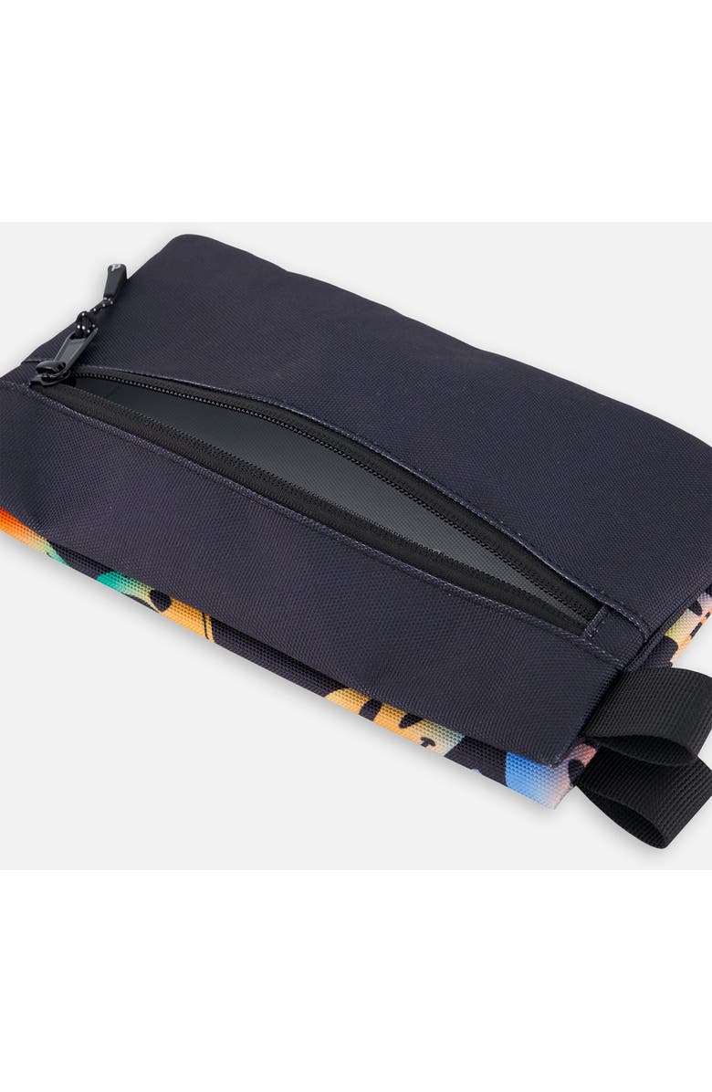 Deux par Deux Boy Double Pencil Case, Alternate, color, Smiley Face Boy