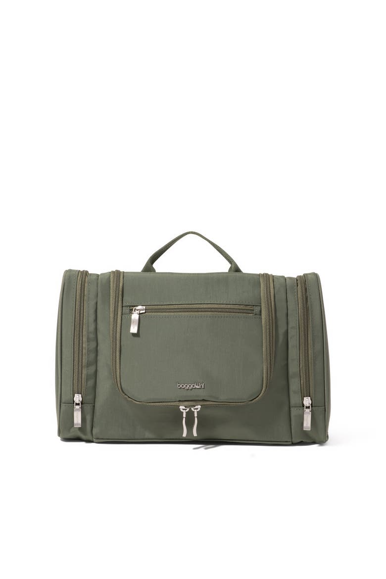 Travel Toiletry Kit Cosmetic Bag, Main, color, THYME