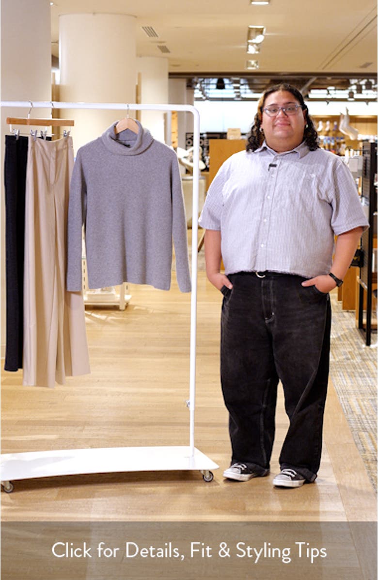 Rib Turtleneck Sweater, sales video thumbnail