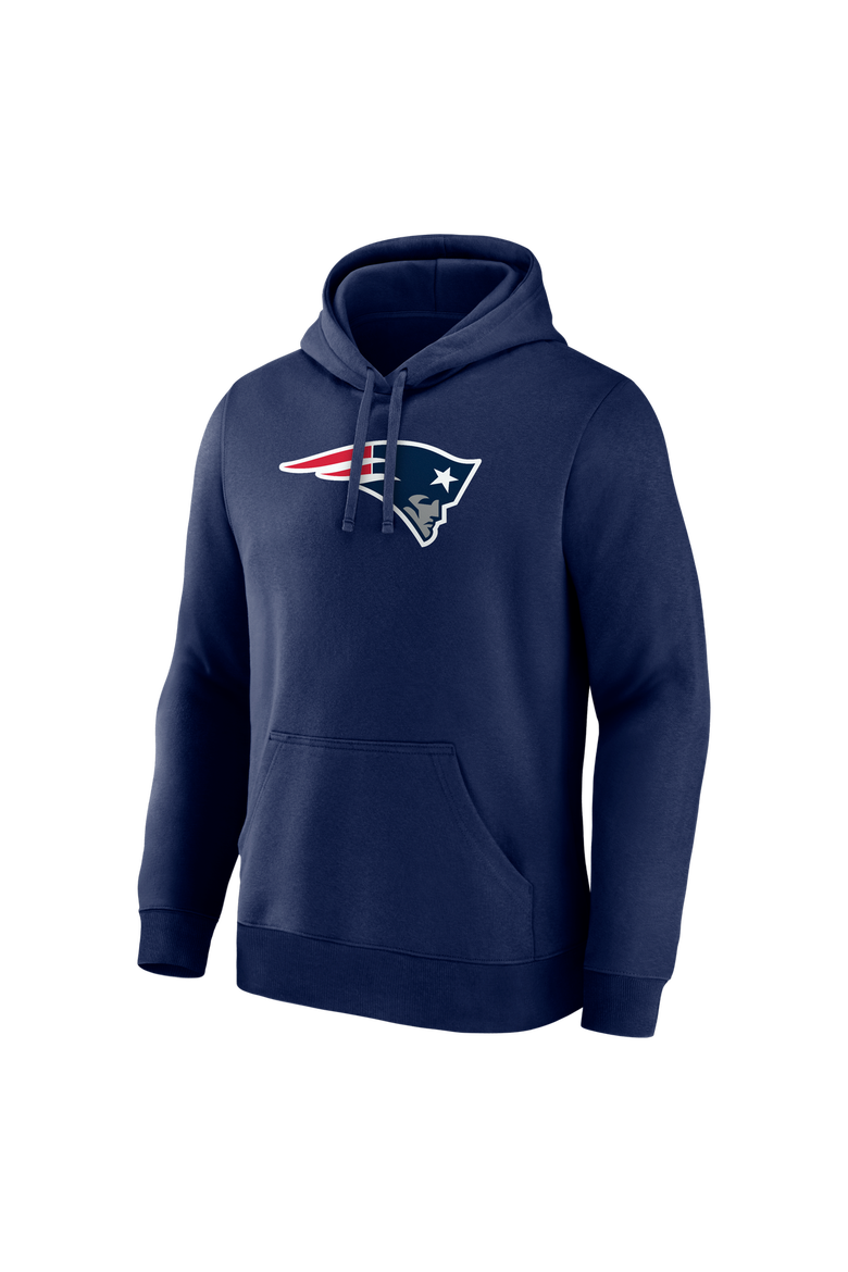 Men's Logo Athletic Navy New England Patriots Primary Logo Hoodie, Alternate, color, Navy