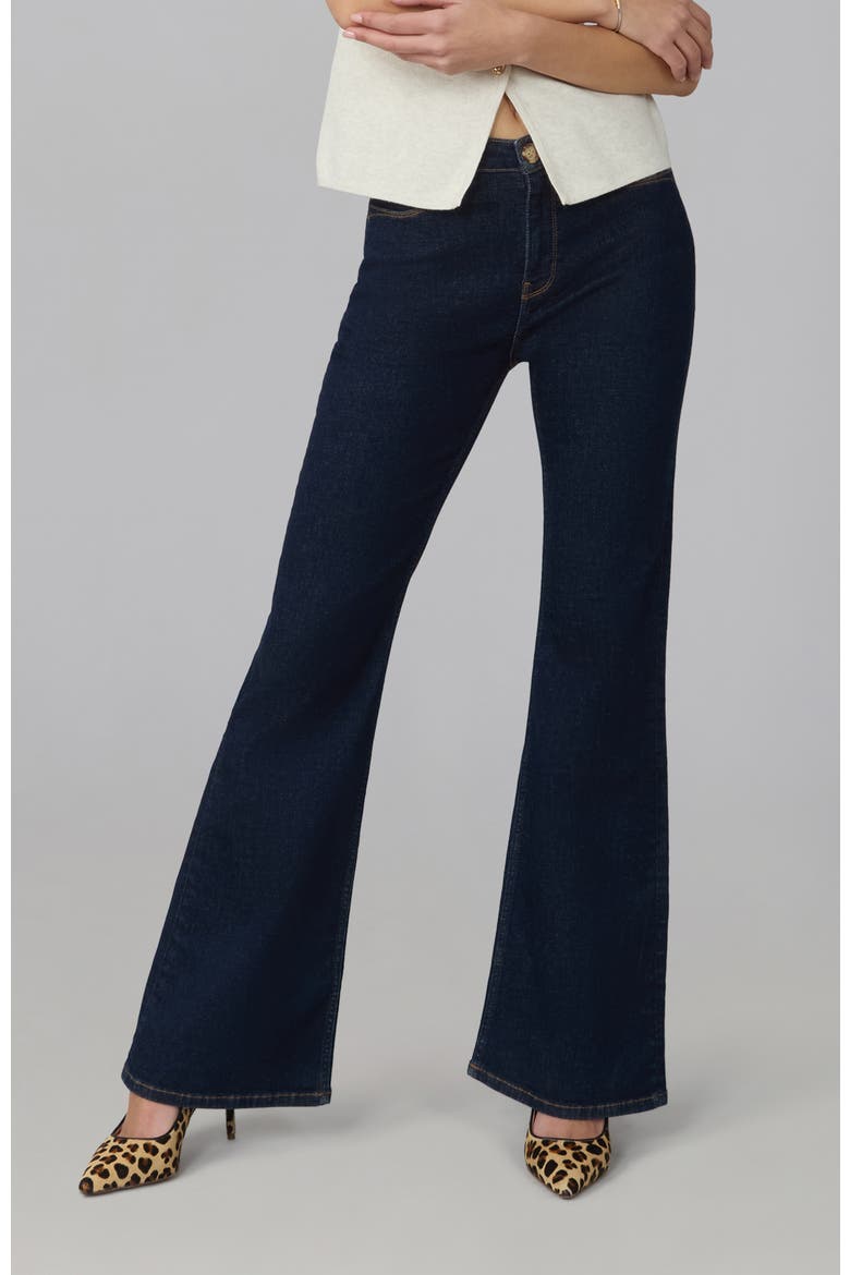 Alice High Rise Flare Jeans, Main, color, Dark Rinse Blue
