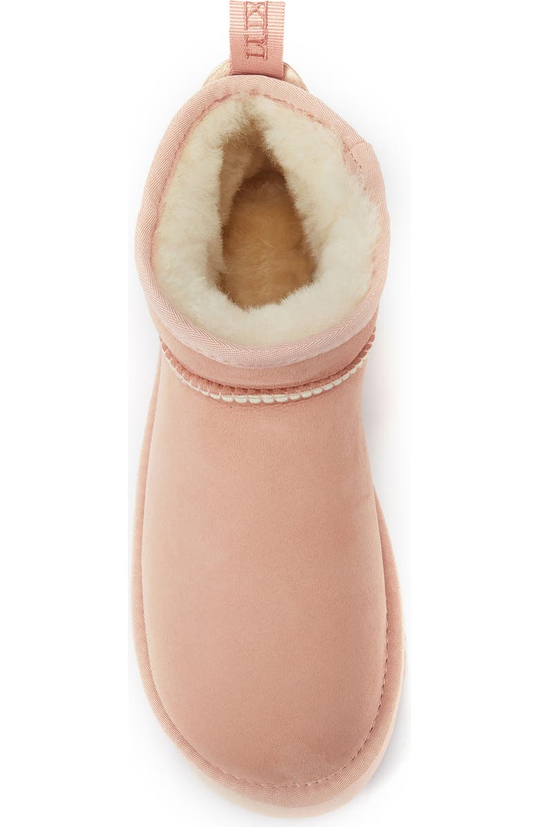 Australia Luxe Collective Cosy Genuine Shearling Platform Bootie, Alternate, color, Rose