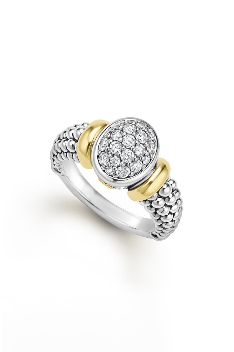 Signature Caviar Two-Tone Oval Caviar Diamond Ring video
