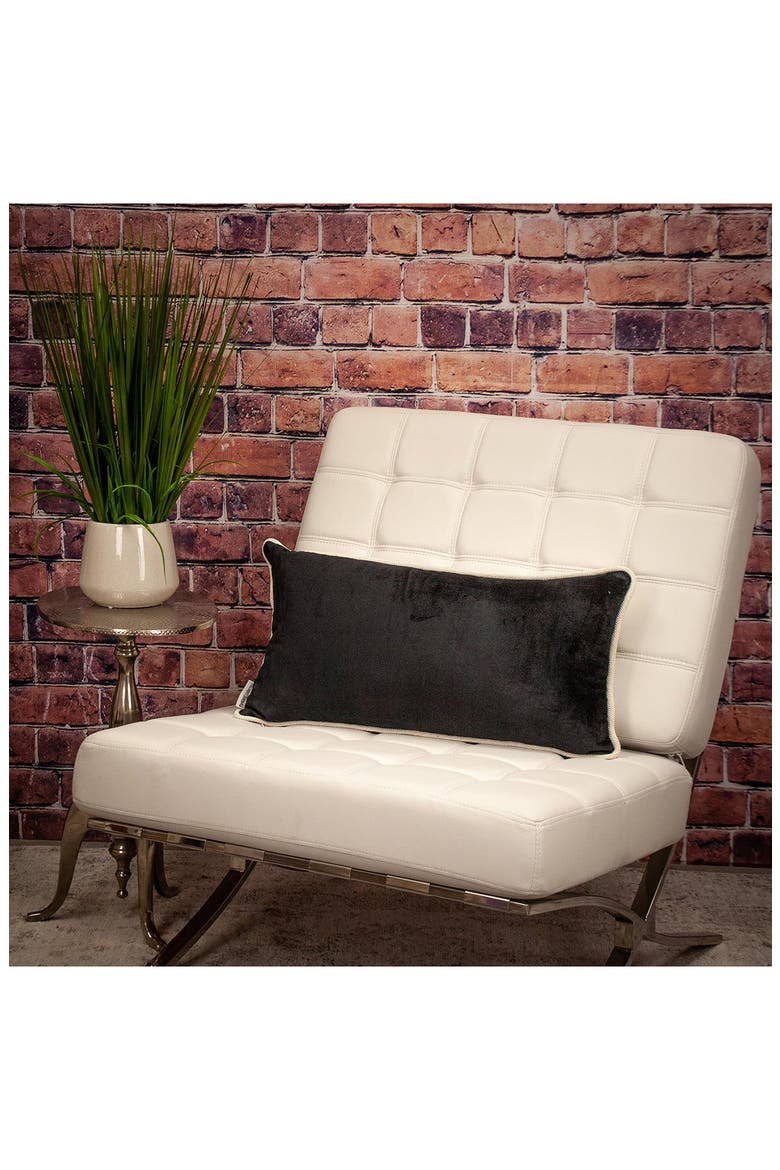 Maia Transitional White Throw Pillow, Alternate, color, WHITE