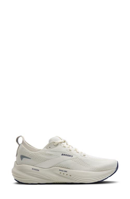 Brooks Glycerin 22 Running Shoe In Bluewash/blue Ribbon