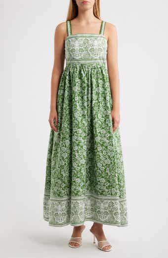 Combo Cotton Midi Dress