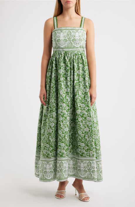 Combo Cotton Midi Dress