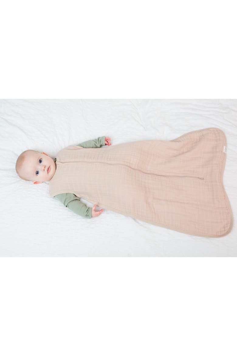 Cotton Muslin Sleep Sack 1.0 TOG, Alternate, color, Sand
