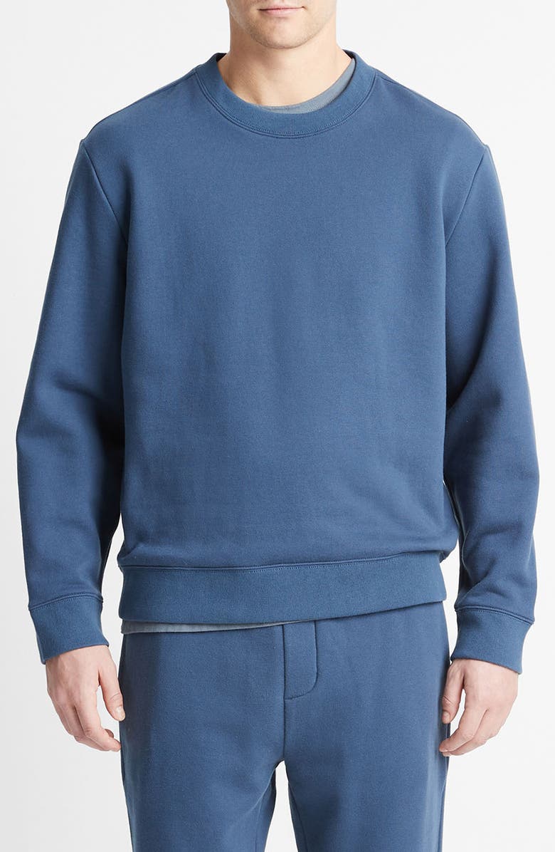 Vince Cotton Blend Fleece Sweatshirt, Main, color,