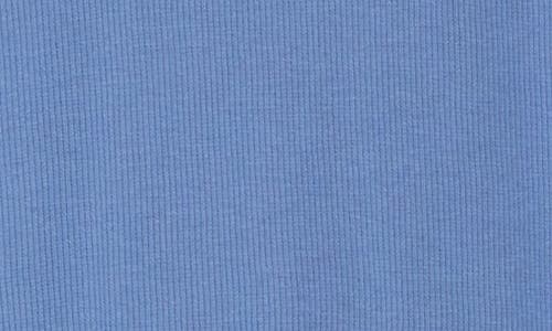 Melrose And Market Rib Scoop Neck Tank In Blue Beyond