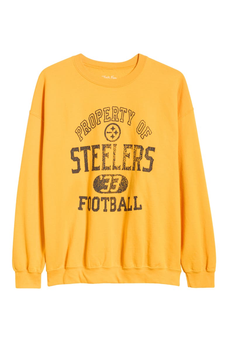 Steelers Property Crewneck Sweatshirt, Main, color, YELLOW