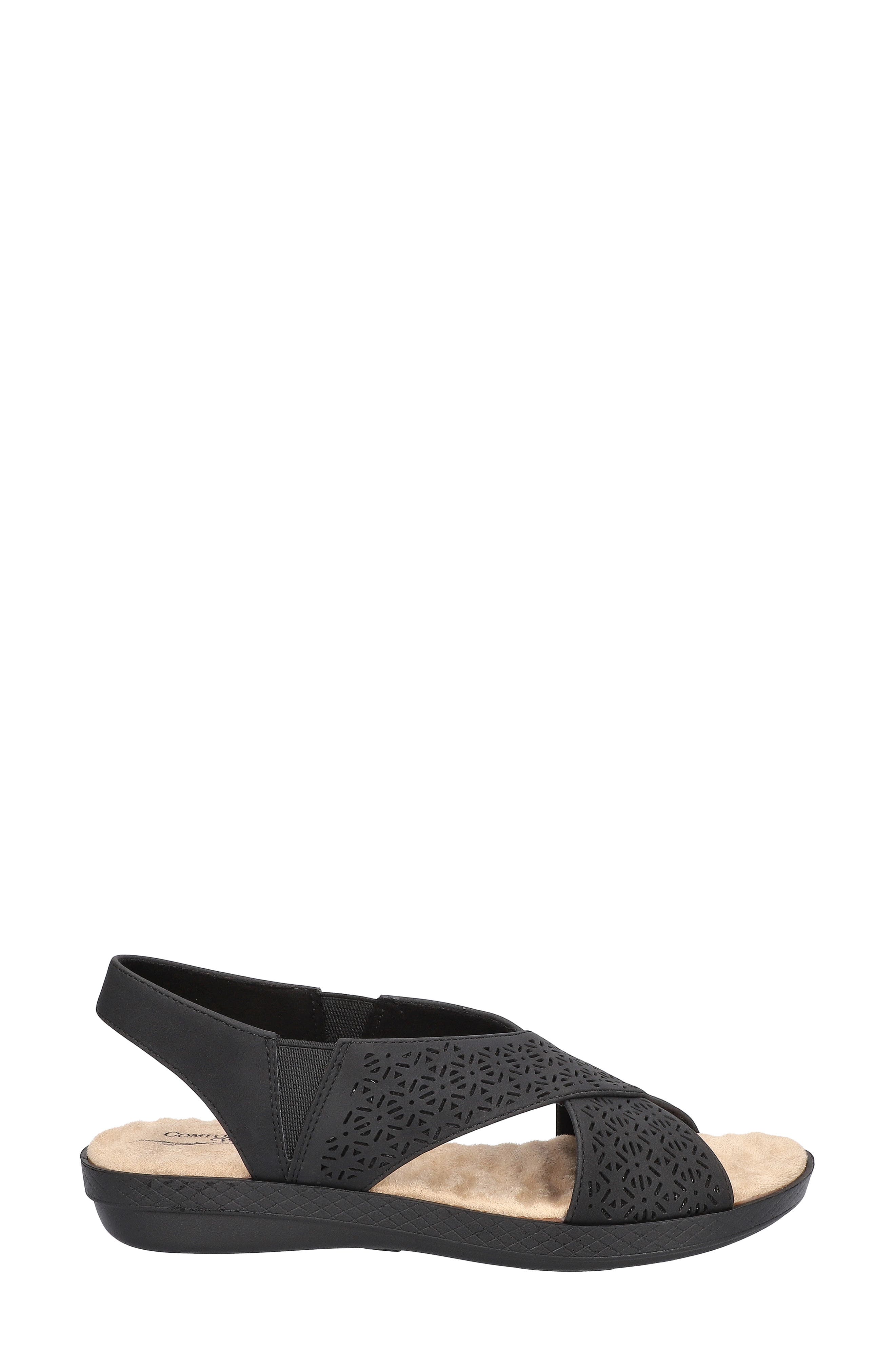EASY STREET Claudia Slingback Sandal, Alternate, color, Black