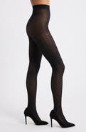 Nordstrom Sparkle Diamond Pattern Sheer Tights