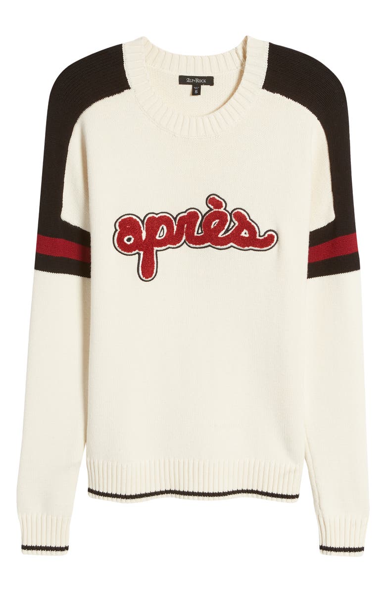 Alp N Rock Après Ski II Appliqué Sweater, Alternate, color, 