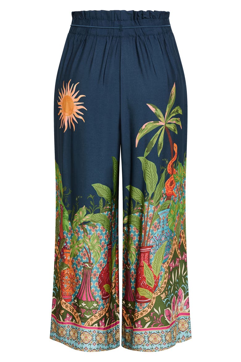Print Pleated Wide Leg Pants, Alternate, color, FOOLS PARADISE