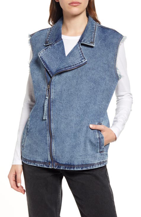 Donny Denim Biker Vest