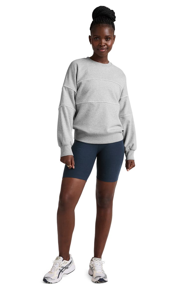 Piper Oversize LuxeFleece Sweatshirt, Alternate, color, LIGHT HEATHER GRAY