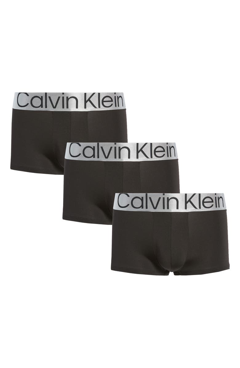 Calvin Klein Reconsidered Steel 3-Pack Low Rise Trunks, Alternate, color,