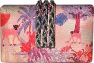 Simitri Printed Braid CLutch