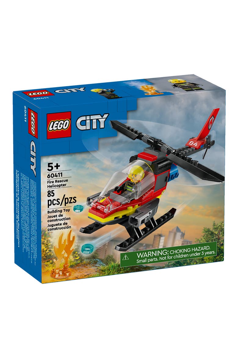 Fire Rescue Helicopter Building Set 60411, Main, color, MULTI