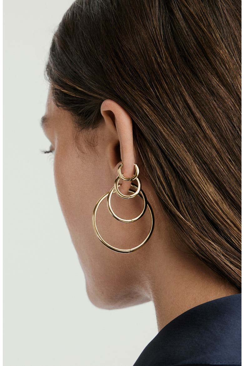Tube Medium Hoops, Alternate, color, 18k Gold Vermeil