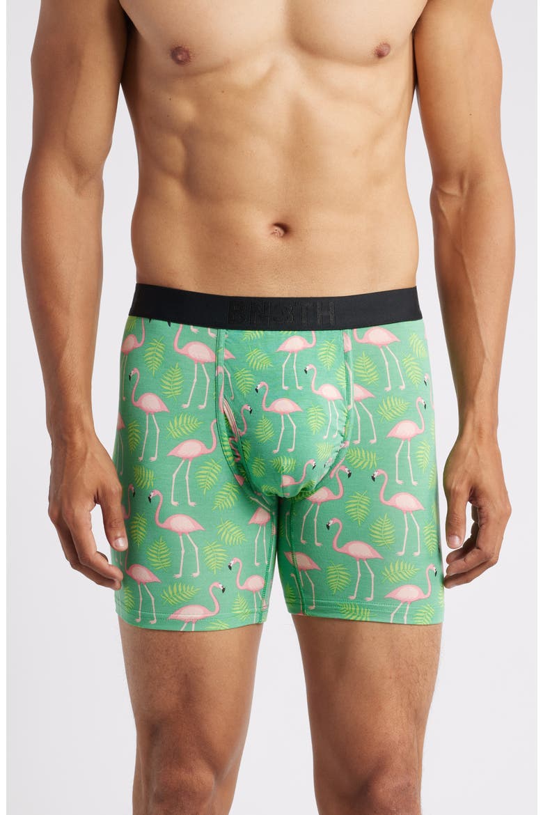 Classic Icon Boxer Briefs, Main, color, FLAMINGOS-SPRUCE