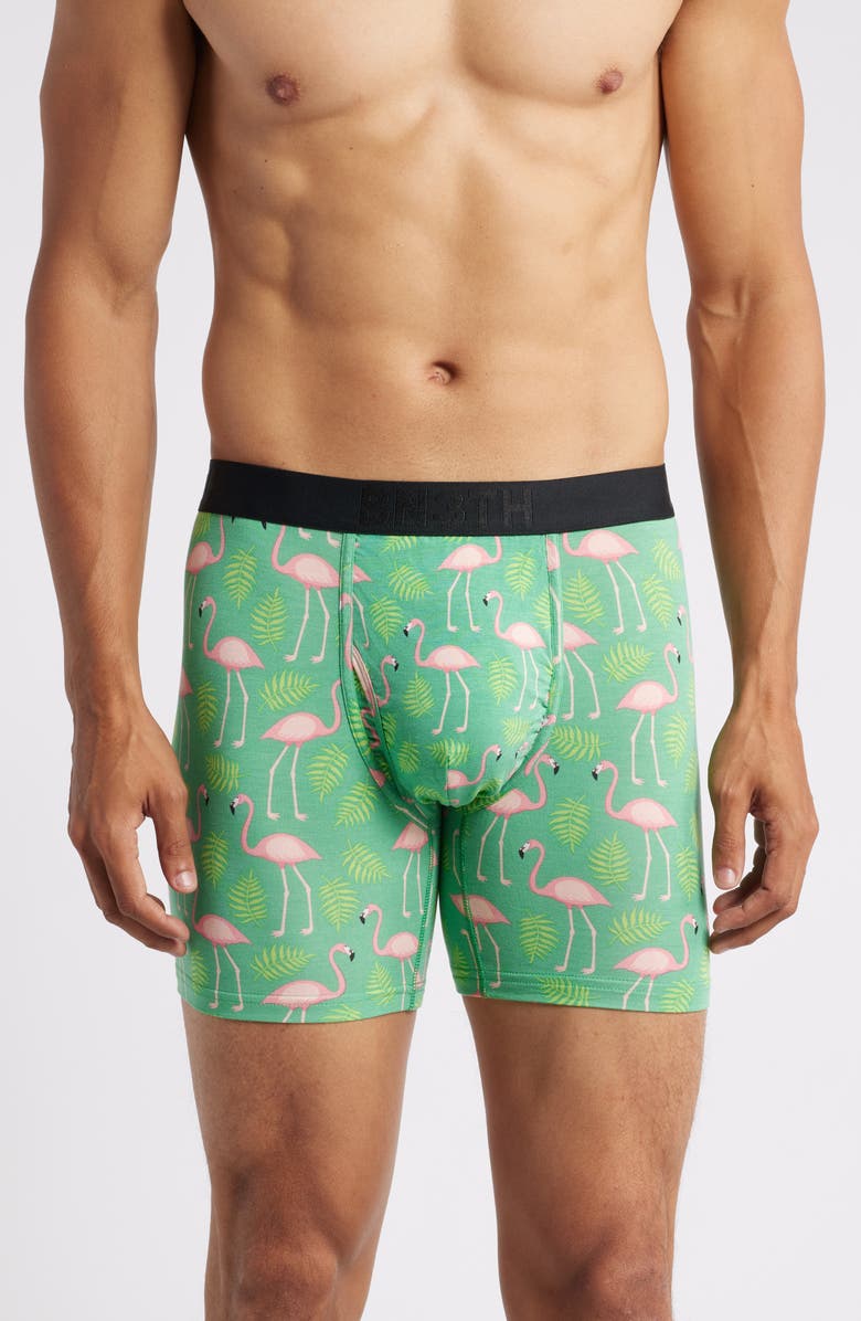 BN3TH Classic Icon Boxer Briefs, Main, color, Flamingos-Spruce