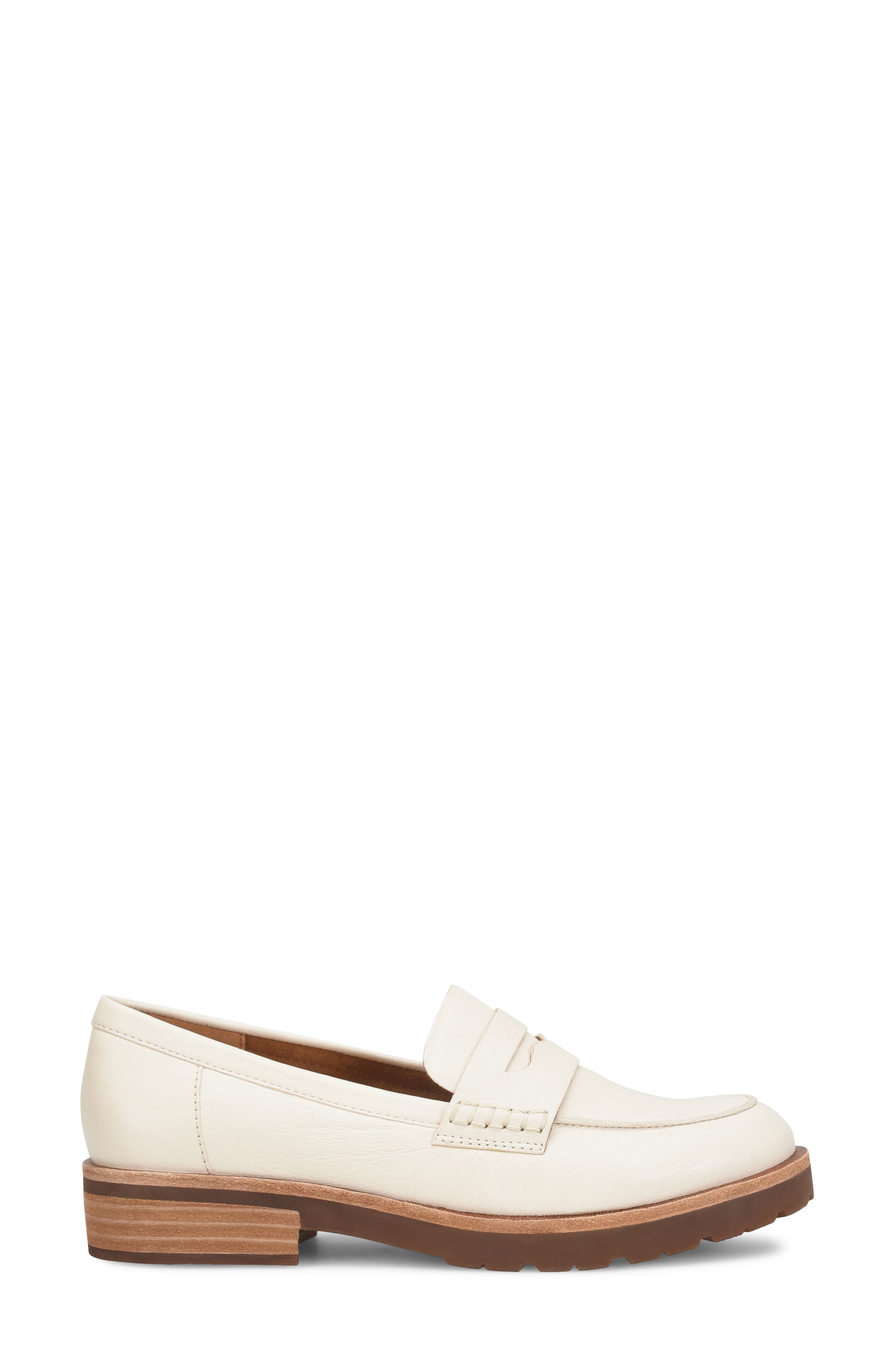 Kork-Ease<sup>®</sup> Carlisle Penny Loafer, Alternate, color, White Leather