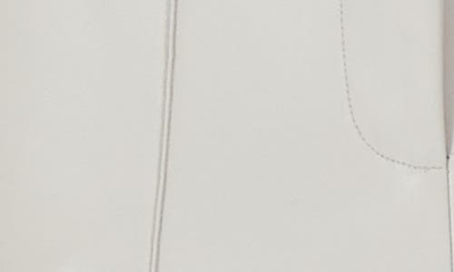 Mm Sport Faux Leather Ankle Pants In Light Grey