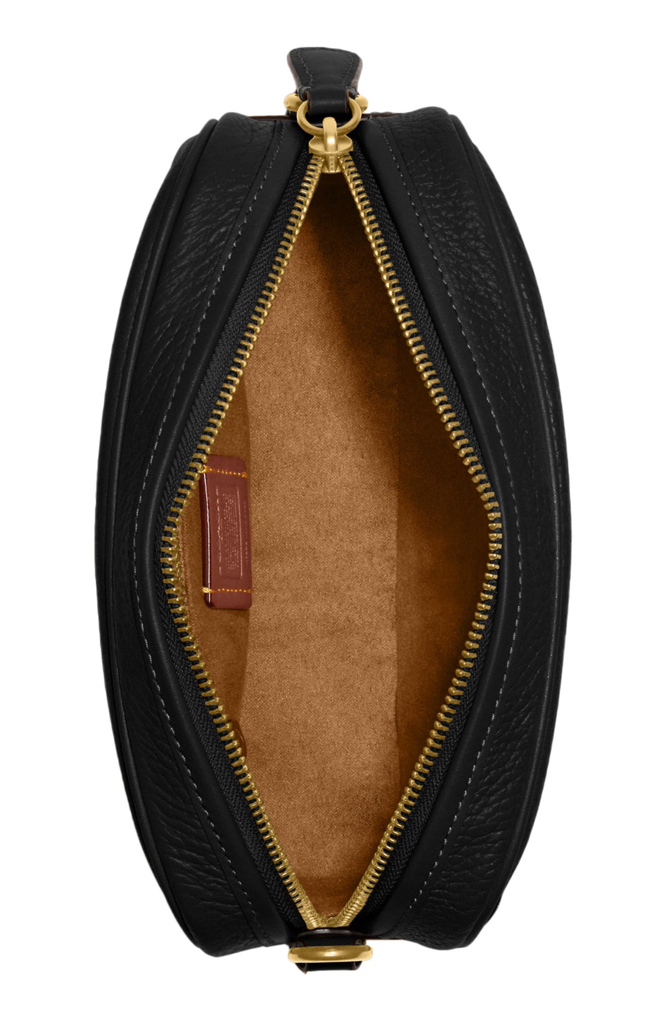 COACH Soft Pebble Leather Camera Bag, Alternate, color, 