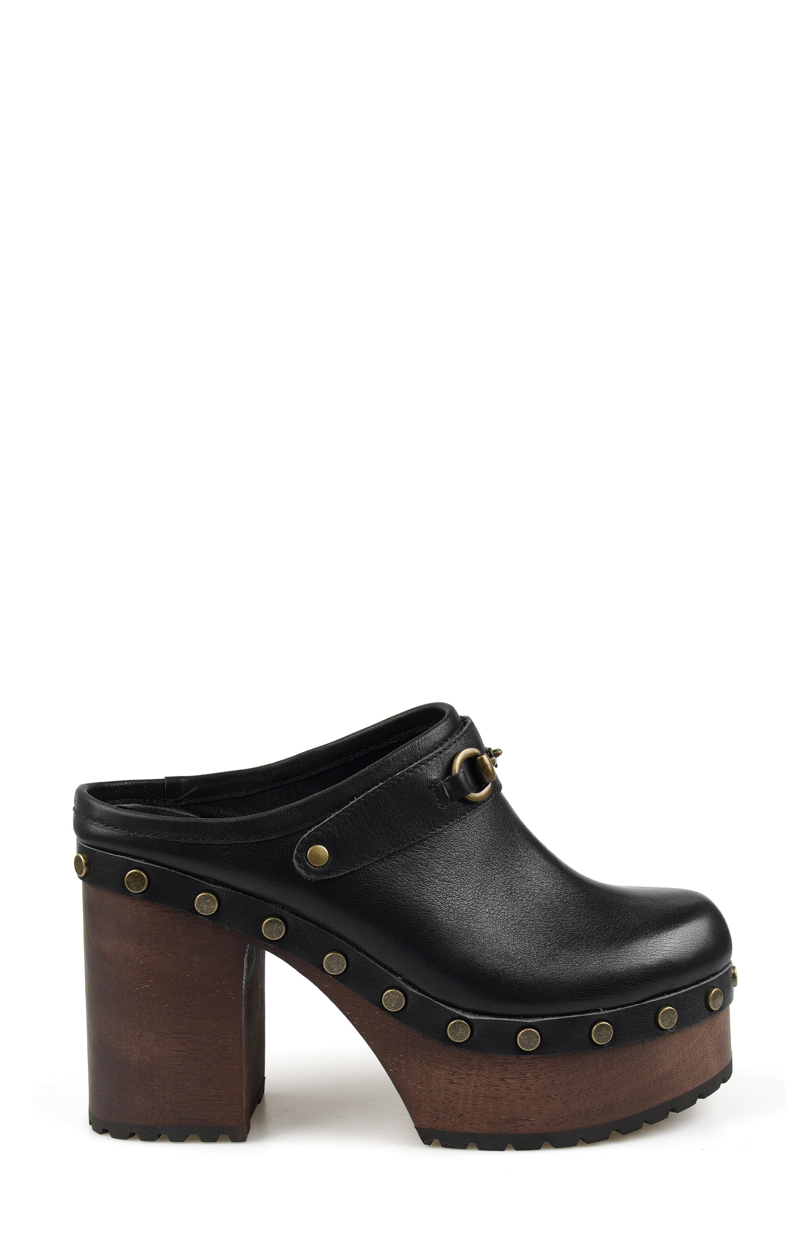 Candie's Kelsee Platform Clog, Alternate, color, Black