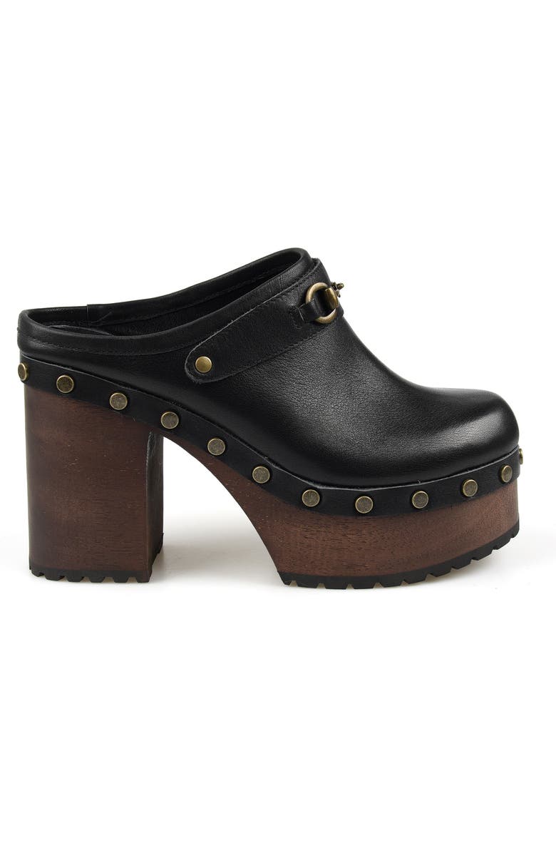 Candie's Kelsee Platform Clog, Alternate, color, Black
