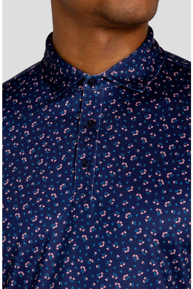 Hyndford Floral Polo, Alternate, color, MIDNIGHT NAVY