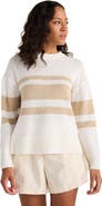 Haven Well Within Cotton Linen Stripe Roll Neck Sweater