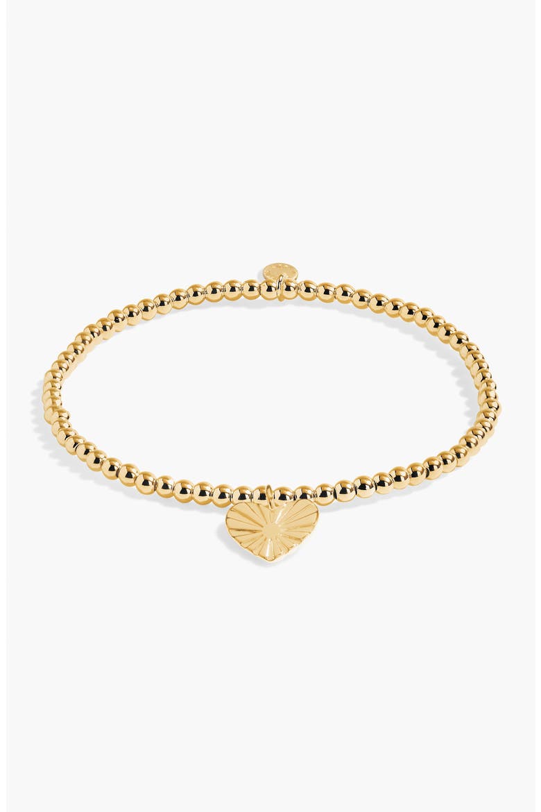 A Little 'She Believed She Could So She Did' Bracelet in Gold-Tone Plating, Alternate, color, Metallic Gold