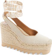Stella McCartney Gaia Espadrille Wedge Slingback Pump