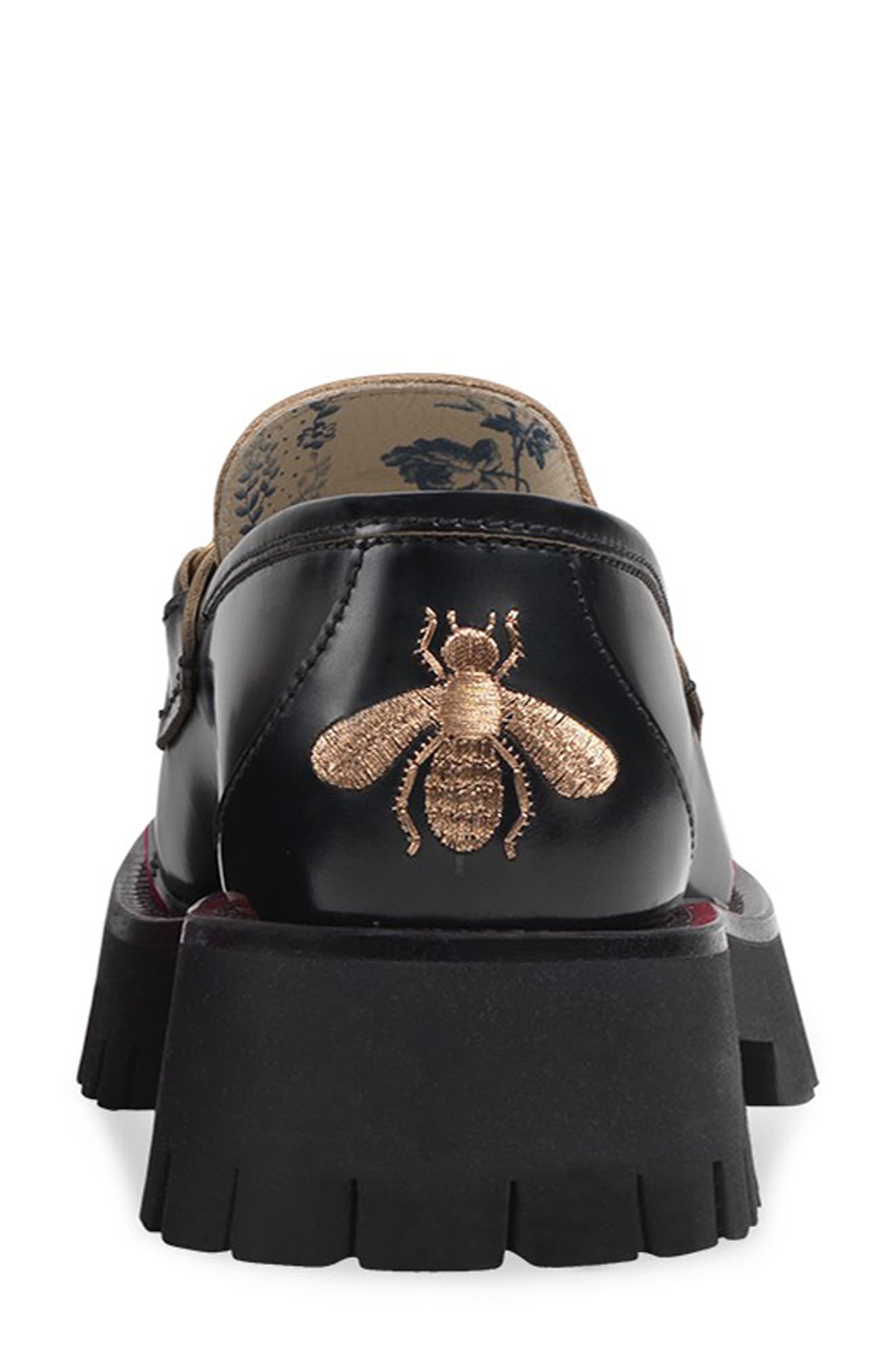 Gucci Harald Horsebit Platform Loafer, Alternate, color, 