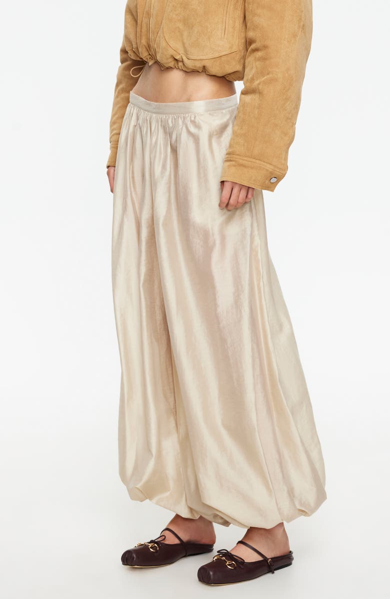 LIONESS Ember Balloon Pants, Alternate, color, Taupe