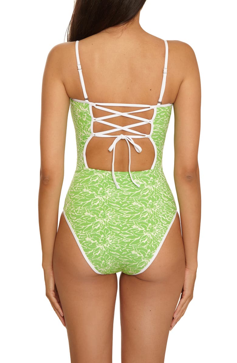 Becca Waterlily One-Piece Swimsuit, Alternate, color, 