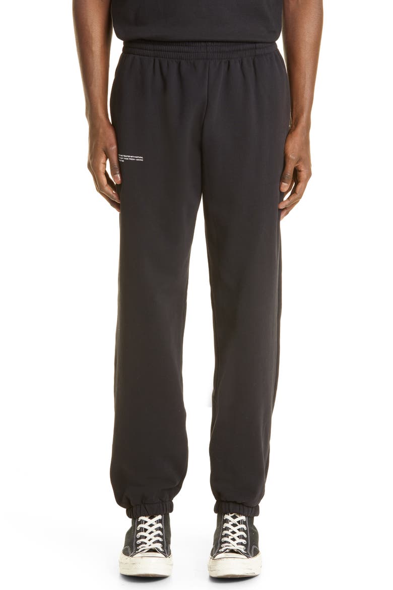 365 PPRMINT™ Unisex Organic Cotton Sweatpants, Main, color, BLACK