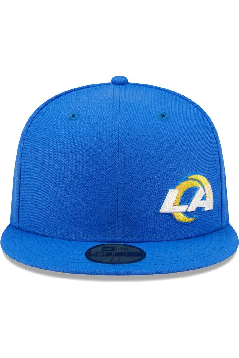 Men's New Era Royal Los Angeles Rams  Flawless 59FIFTY Fitted Hat, Alternate, color, Royal