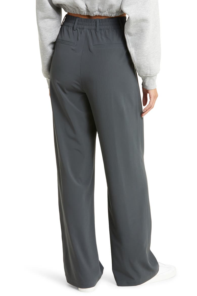 Pursuit High Waist Wide Leg Pants, Alternate, color, ANTHRACITE