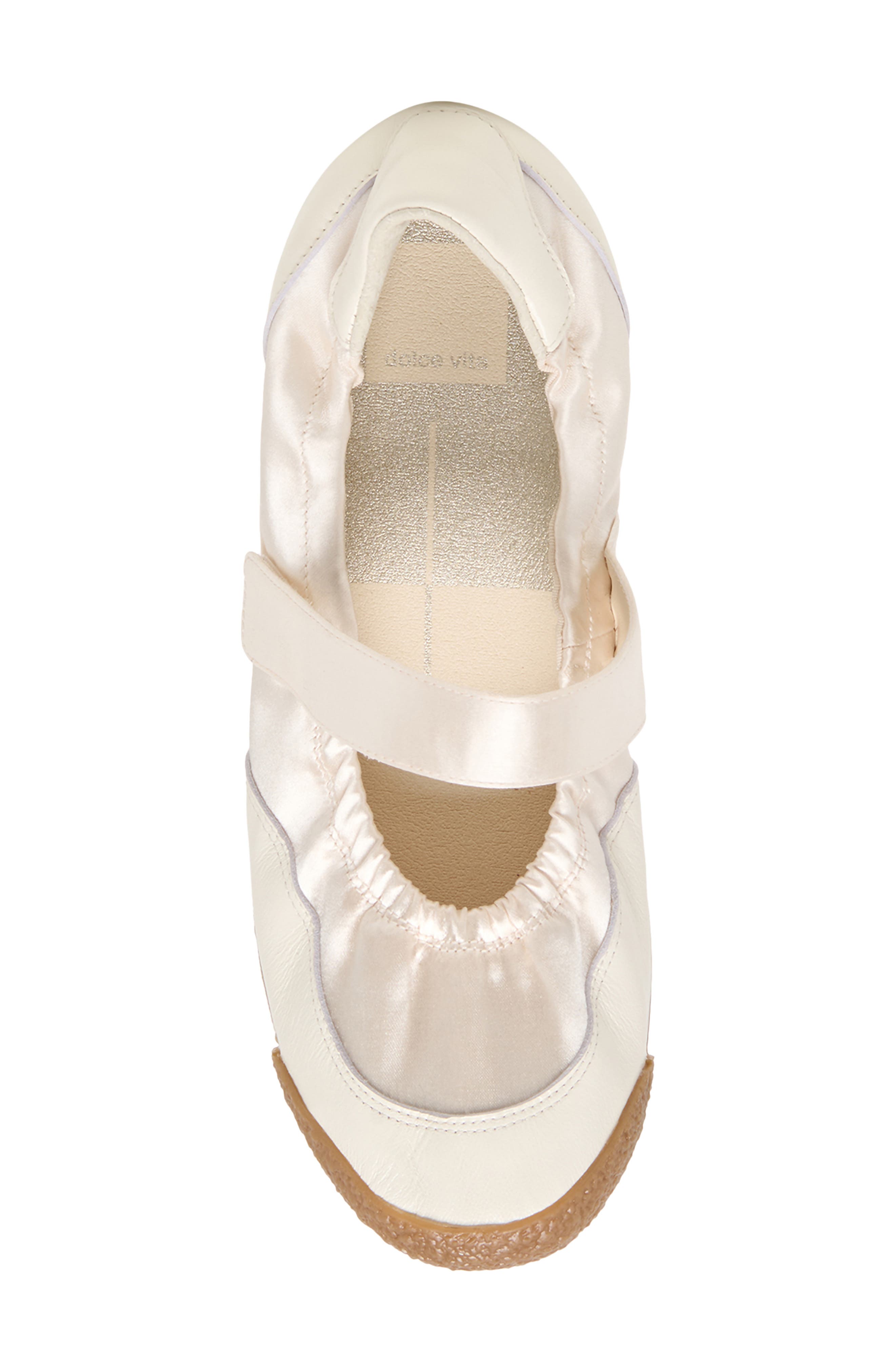 Dolce Vita Spruce Ballet Sneaker, Alternate, color, White Satin