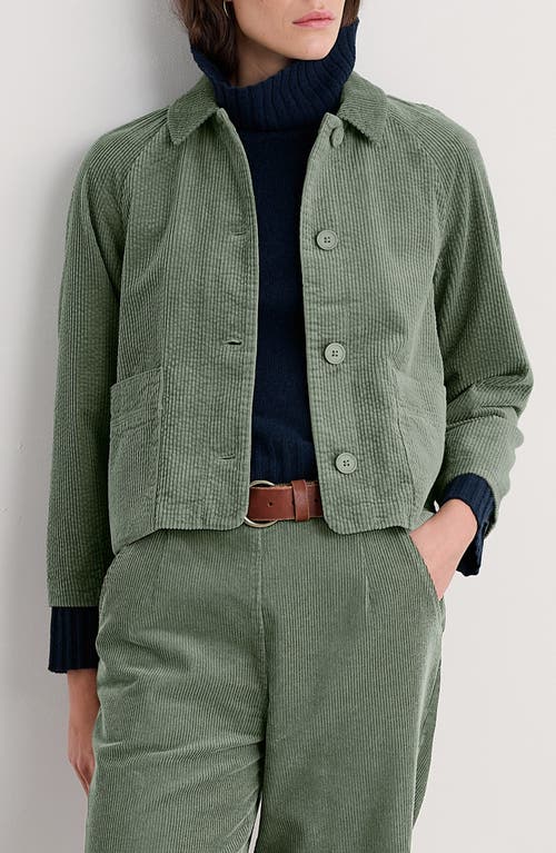 Seasalt Cornwall Ocean Mist Chore Jacket In Green